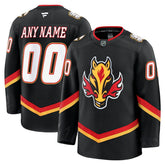 Calgary Flames Fanatics Alternate Premium Custom Jersey - Black - NHL