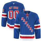 New York Rangers Fanatics Home Authentic Pro Custom Jersey - Royal - NHL