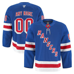 New York Rangers Fanatics Home Authentic Pro Custom Jersey - Royal - NHL