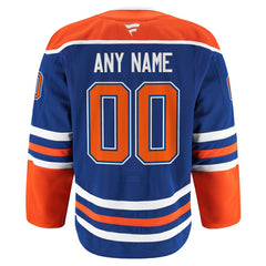 Edmonton Oilers Fanatics Home Authentic Pro Custom Jersey - Royal - NHL