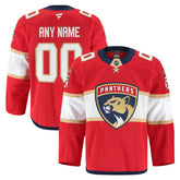 Florida Panthers Fanatics Home Authentic Pro Custom Jersey - Red - NHL
