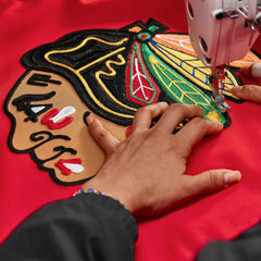 Chicago Blackhawks Fanatics Home Authentic Pro Custom Jersey - Red - NHL