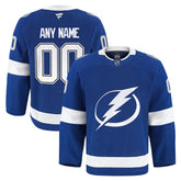 Tampa Bay Lightning Fanatics Home Authentic Pro Custom Jersey - Blue - NHL