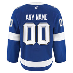 Tampa Bay Lightning Fanatics Home Authentic Pro Custom Jersey - Blue - NHL
