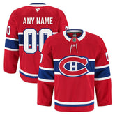 Montreal Canadiens Fanatics Home Authentic Pro Custom Jersey - Red - NHL