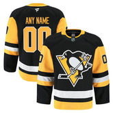 Pittsburgh Penguins Fanatics Home Authentic Pro Custom Jersey - Black - NHL