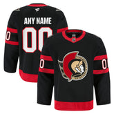 Ottawa Senators Fanatics Home Authentic Pro Custom Jersey - Black - NHL