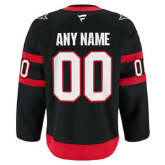 Ottawa Senators Fanatics Home Authentic Pro Custom Jersey - Black - NHL