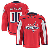Washington Capitals Fanatics Home Authentic Pro Custom Jersey - Red - NHL