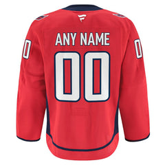 Washington Capitals Fanatics Home Authentic Pro Custom Jersey - Red - NHL