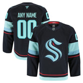 Seattle Kraken Fanatics Home Authentic Pro Custom Jersey - Navy - NHL