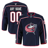 Columbus Blue Jackets Fanatics Home Authentic Pro Custom Jersey - Navy - NHL