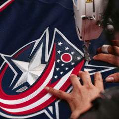 Columbus Blue Jackets Fanatics Home Authentic Pro Custom Jersey - Navy - NHL