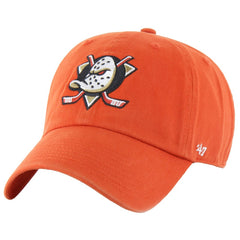 Anaheim Ducks '47 Core Logo Clean Up Adjustable Hat - Orange - NHL