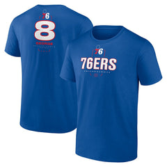 Paul George Philadelphia 76ers Behind The Back Name & Number T-Shirt - Royal - NBA