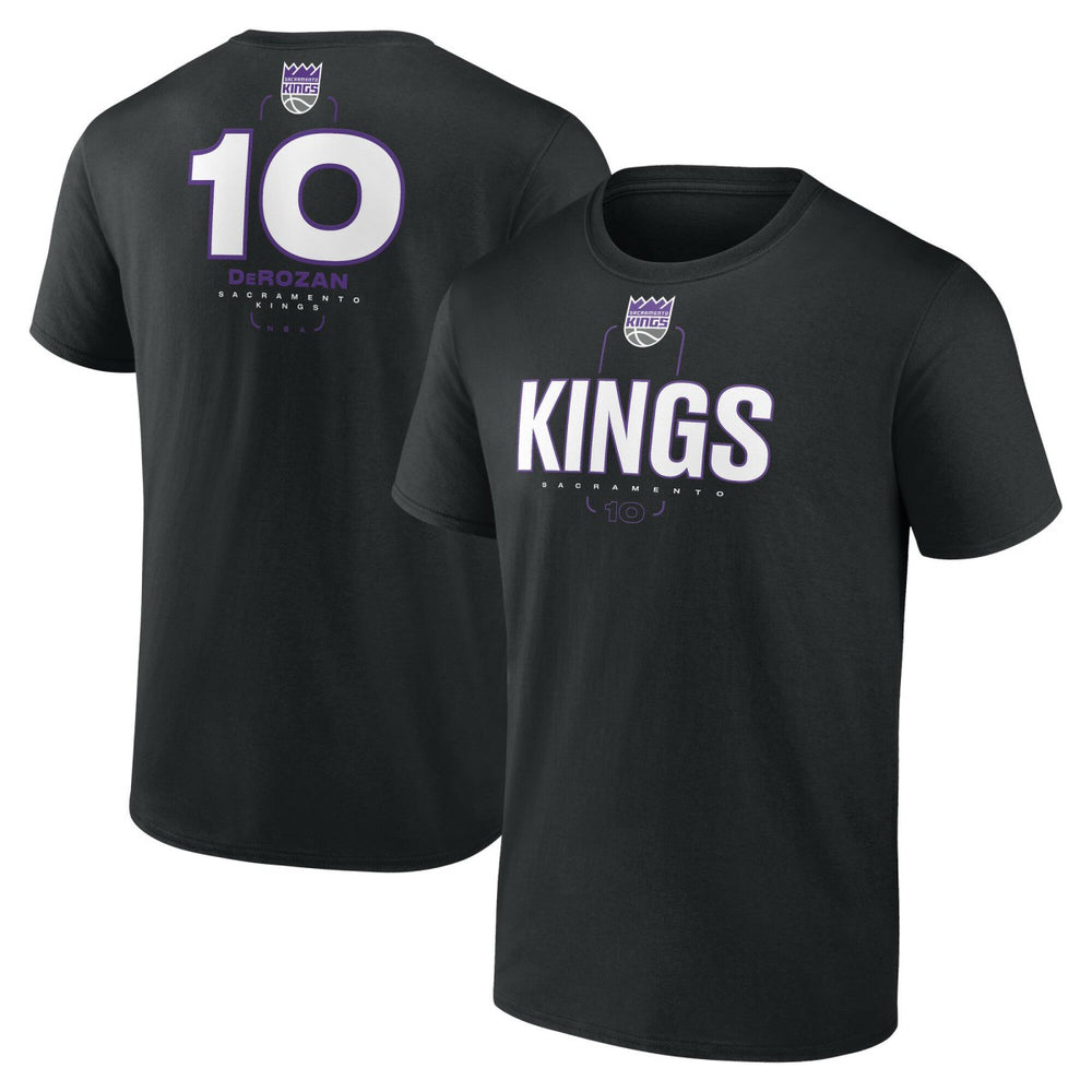 DeMar DeRozan Sacramento Kings Behind The Back Name & Number T-Shirt - Black - NBA