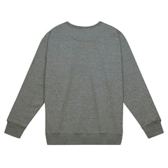 New York Giants Basic Fleece Pullover Sweatshirt Heather Gray | Mitchell & Ness