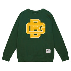 Green Bay Packers Basic Fleece Pullover Sweatshirt Green | Mitchell & Ness