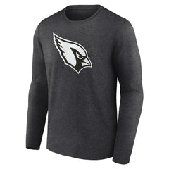 Arizona Cardinals Personalized Name & Number Monochrome Long Sleeve T-Shirt Charcoal | NFL