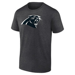 Carolina Panthers Personalized Name & Number Monochrome T-Shirt Charcoal | NFL