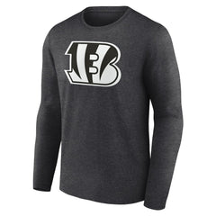Cincinnati Bengals Personalized Name & Number Monochrome Long Sleeve T-Shirt Charcoal | NFL
