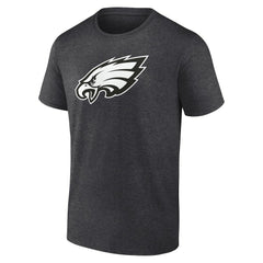 Philadelphia Eagles Personalized Name & Number Monochrome T-Shirt Charcoal | NFL
