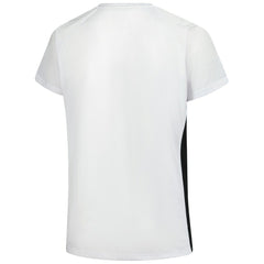 Cincinnati Bengals Women's Plus Size Glitter Lace-Up V- Neck T-Shirt White | Fanatics