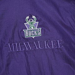 Milwaukee Bucks Unisex Hardwood Classics Team OG 3.0 Anorak Half-Zip Windbreaker Jacket Purple - NBA