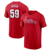 Jhoan Duran Philadelphia Phillies Nike Fuse Name & Number T-Shirt - MLB