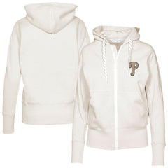 Philadelphia Phillies Levelwear Women's Gardinia Full-Zip Hoodie - MLB