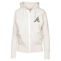 Atlanta Braves Levelwear Women's Gardinia Full-Zip Hoodie - MLB