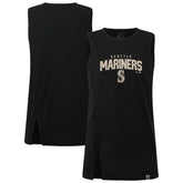 Seattle Mariners Levelwear Women's Influx Team Arch Tank Top - MLB