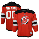 New Jersey Devils Youth Replica Custom Jersey - Red - NHL