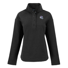 Buffalo Bills Cutter & Buck Women's Hunts Point Eco Half-Snap Sweatshirt Black | NFL