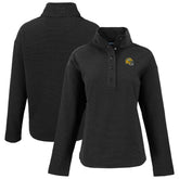 Green Bay Packers Cutter & Buck Women's Hunts Point Eco Half-Snap Sweatshirt Black | NFL