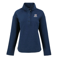 Green Bay Packers Cutter & Buck Women's Hunts Point Eco Half-Snap Sweatshirt Navy | NFL
