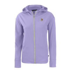 Minnesota Vikings Cutter & Buck Women's Daybreak Eco Recycled Full-Zip Hoodie Jacket Purple | NFL