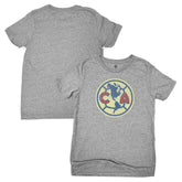 Club America 1863FC Youth Color Badge T-Shirt Heather Gray - FIFA World CUP