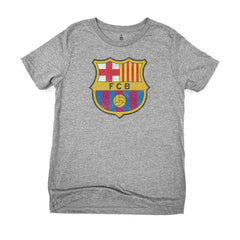 Barcelona 1863FC Youth Color Badge T-Shirt Heather Gray - FIFA World CUP