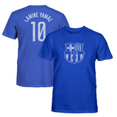 Lamine Yamal Barcelona 1863FC Youth Player Name & Number T-Shirt Blue - FIFA World CUP