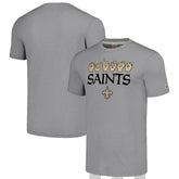 New Orleans Saints Homage Unisex The NFL ASL Collection by Love Sign American Sign Language T-Shirt Grey | NFL