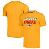 Kansas City Chiefs Homage Unisex The NFL ASL Collection by Love Sign American Sign Language T-Shirt Gold | NFL