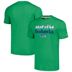 Seattle Seahawks Homage Unisex The NFL ASL Collection by Love Sign American Sign Language T-Shirt Green | NFL