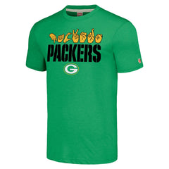 Green Bay Packers Homage Unisex The NFL ASL Collection by Love Sign American Sign Language T-Shirt Green | NFL