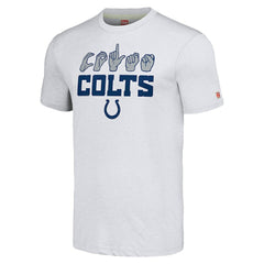 Indianapolis Colts Homage Unisex The NFL ASL Collection by Love Sign American Sign Language T-Shirt Ash | NFL