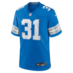 Kerby Joseph Detroit Lions Team Game Jersey Blue | Nike for Sale
