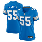 Derrick Barnes Detroit Lions Women's Team Game Jersey Blue | Nike for Sale