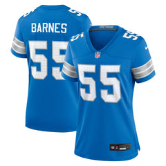 Derrick Barnes Detroit Lions Women's Team Game Jersey Blue | Nike for Sale