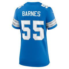 Derrick Barnes Detroit Lions Women's Team Game Jersey Blue | Nike for Sale