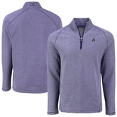 Arizona Diamondbacks Cutter & Buck Peshastin Eco Fleece Recycled Raglan Quarter-Zip Top - MLB